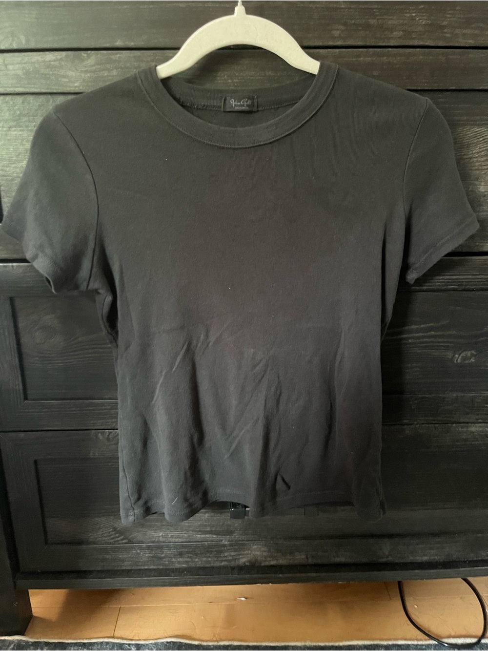 Classic Black Crewneck Tee -